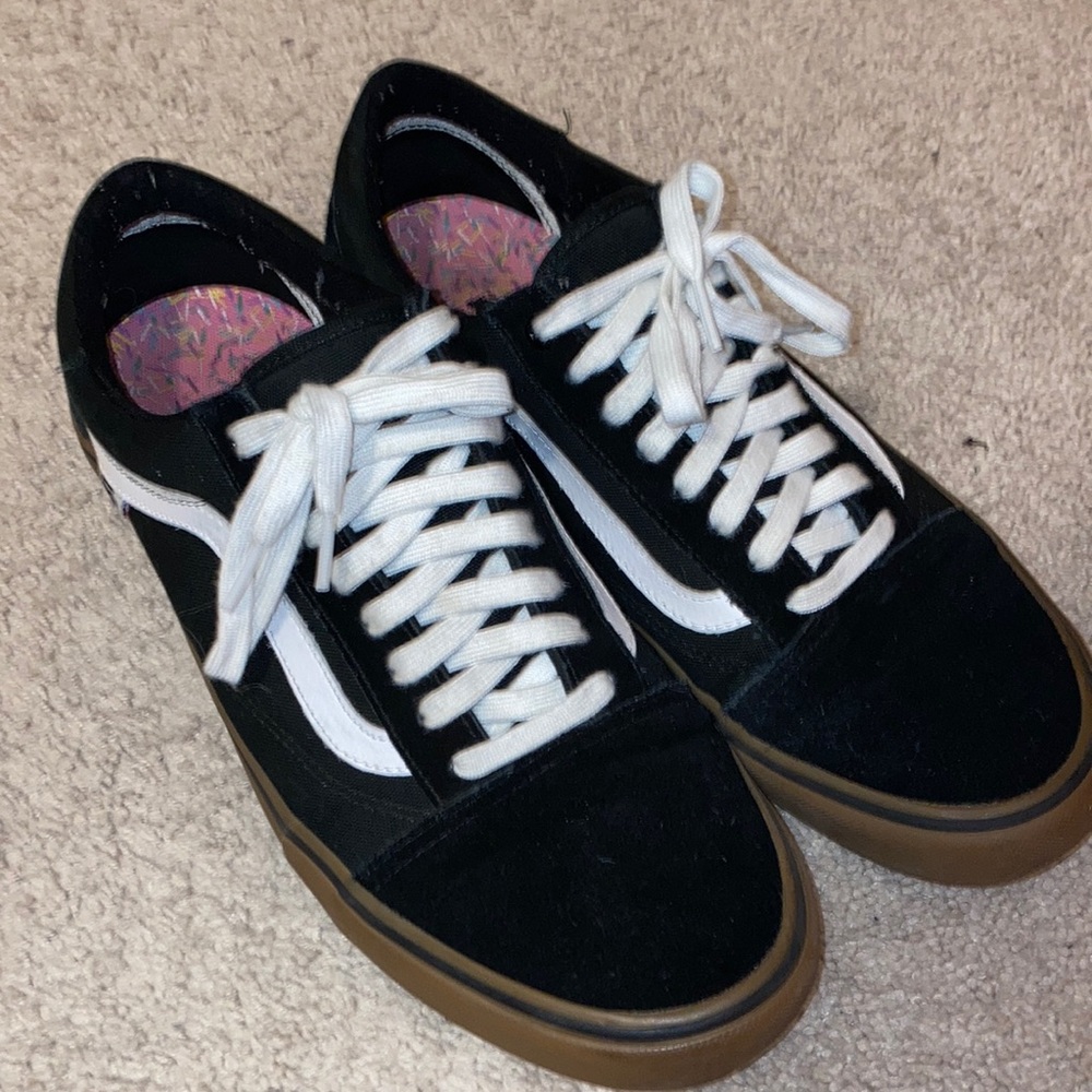 Vans old skool pro black/gum